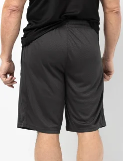 Solid Mesh Sports Shorts