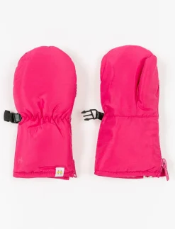 Solid Mittens with Zippers