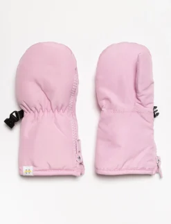 Solid Mittens with Zippers