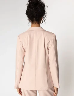Solid Open Blazer