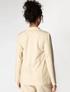 Solid Open Blazer