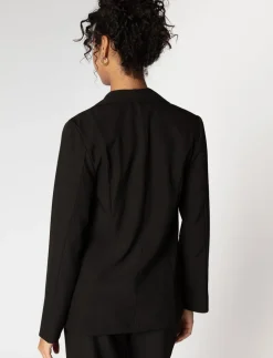 Solid Open Blazer