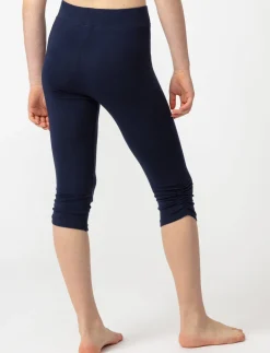 Solid Organic Cotton Capri Leggings