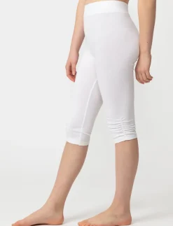 Solid Organic Cotton Capri Leggings