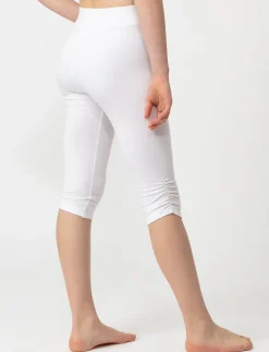 Solid Organic Cotton Capri Leggings