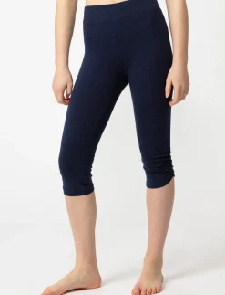 Solid Organic Cotton Capri Leggings