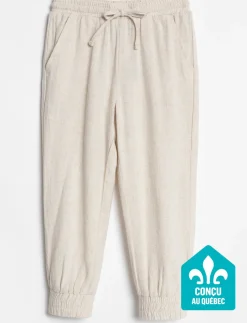 Solid Pants with Elastic Waistband