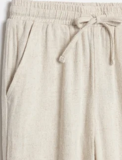 Solid Pants with Elastic Waistband