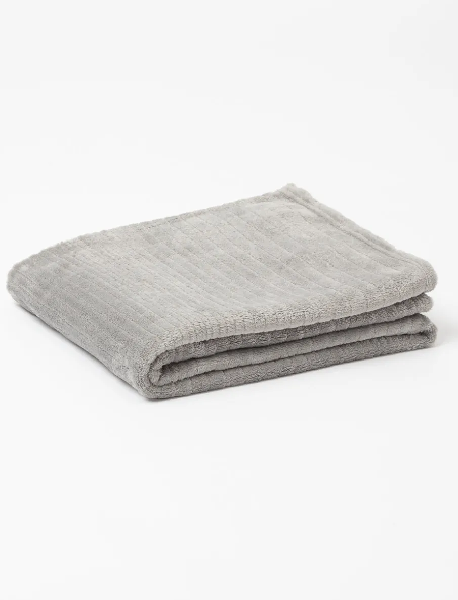 Solid Plush Throw