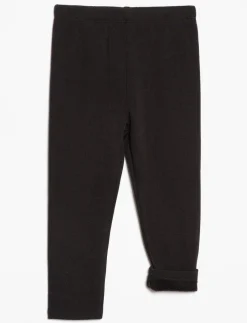 Solid Plush-lined Leggings