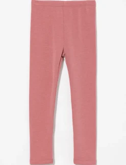 Solid Plush-lined Leggings