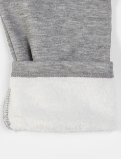 Solid Plush-lined Leggings