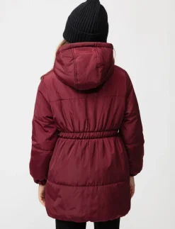 Solid Quilted Winter Jacket