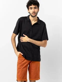 Solid Regular-rise Shorts
