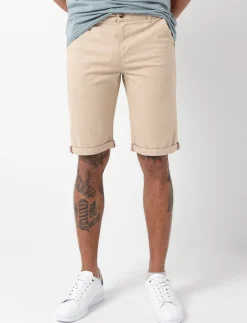 Solid Regular-rise Shorts