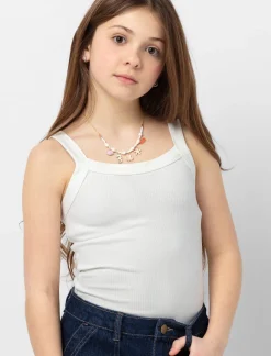 Solid Ribbed Tank Top