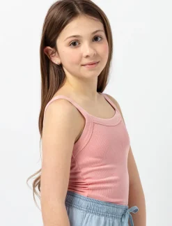 Solid Ribbed Tank Top
