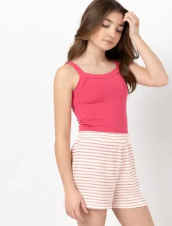 Solid Ribbed Tank Top