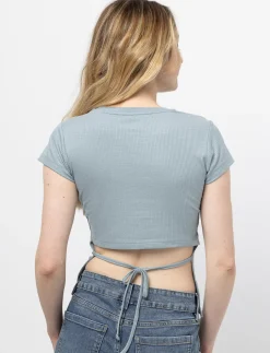 Solid Ribbed T-shirt