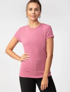 Solid Ribbed T-shirt