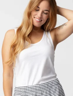 Solid Scoop-neck Tank