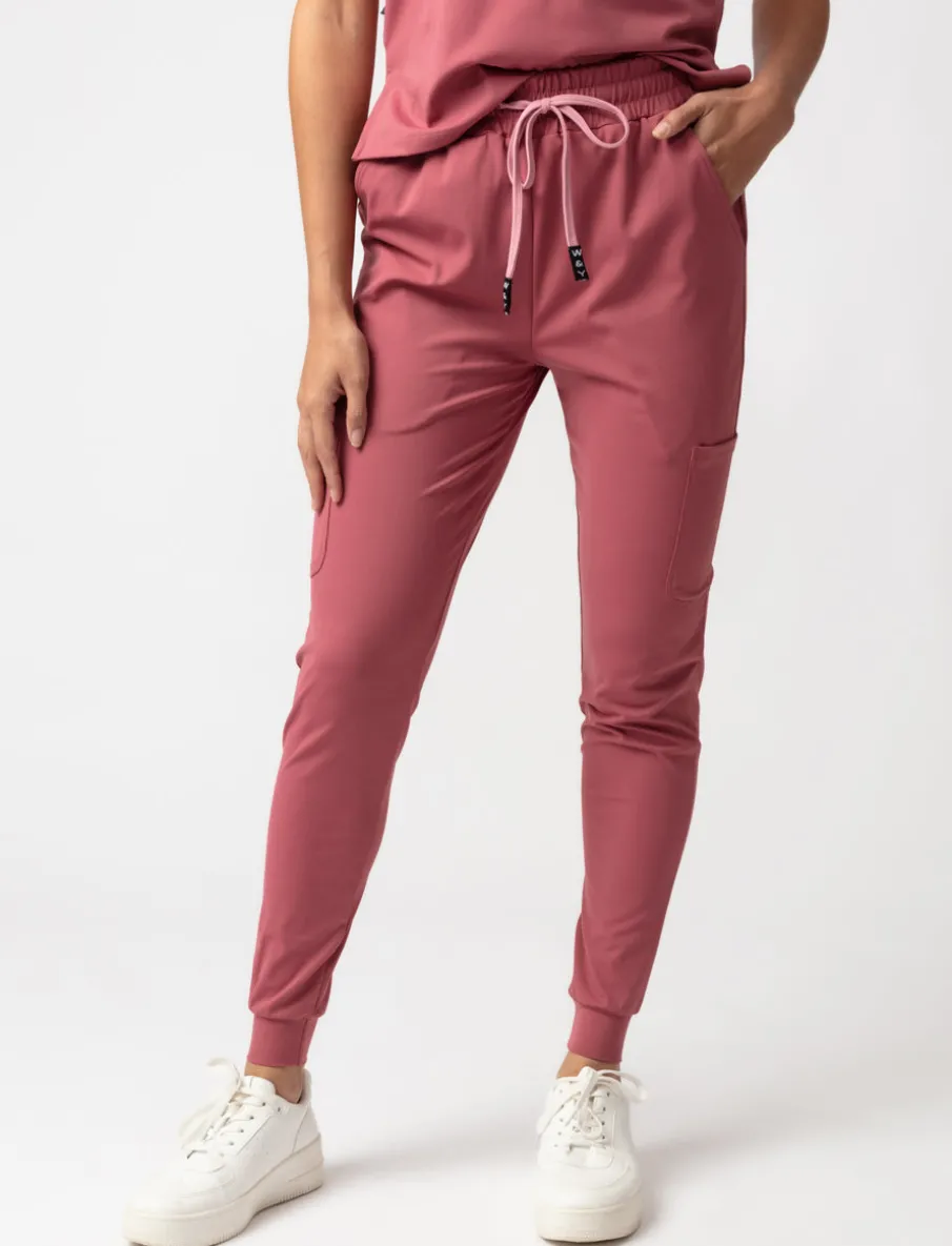 Solid Scrub Pants