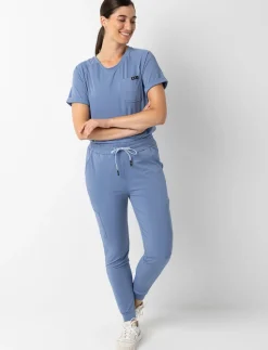 Solid Scrub Pants