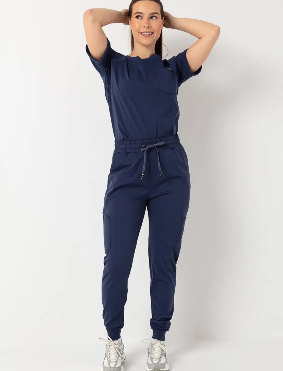 Solid Scrub Pants