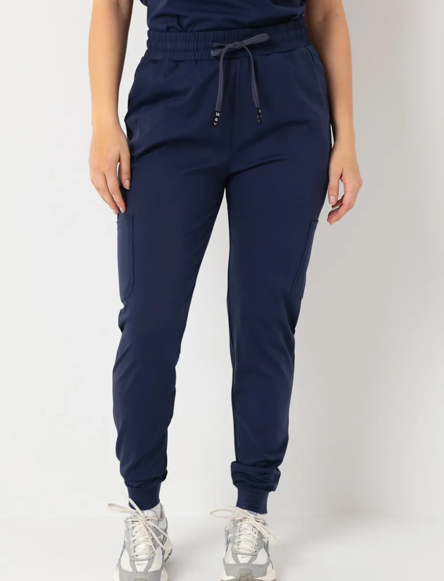 Solid Scrub Pants