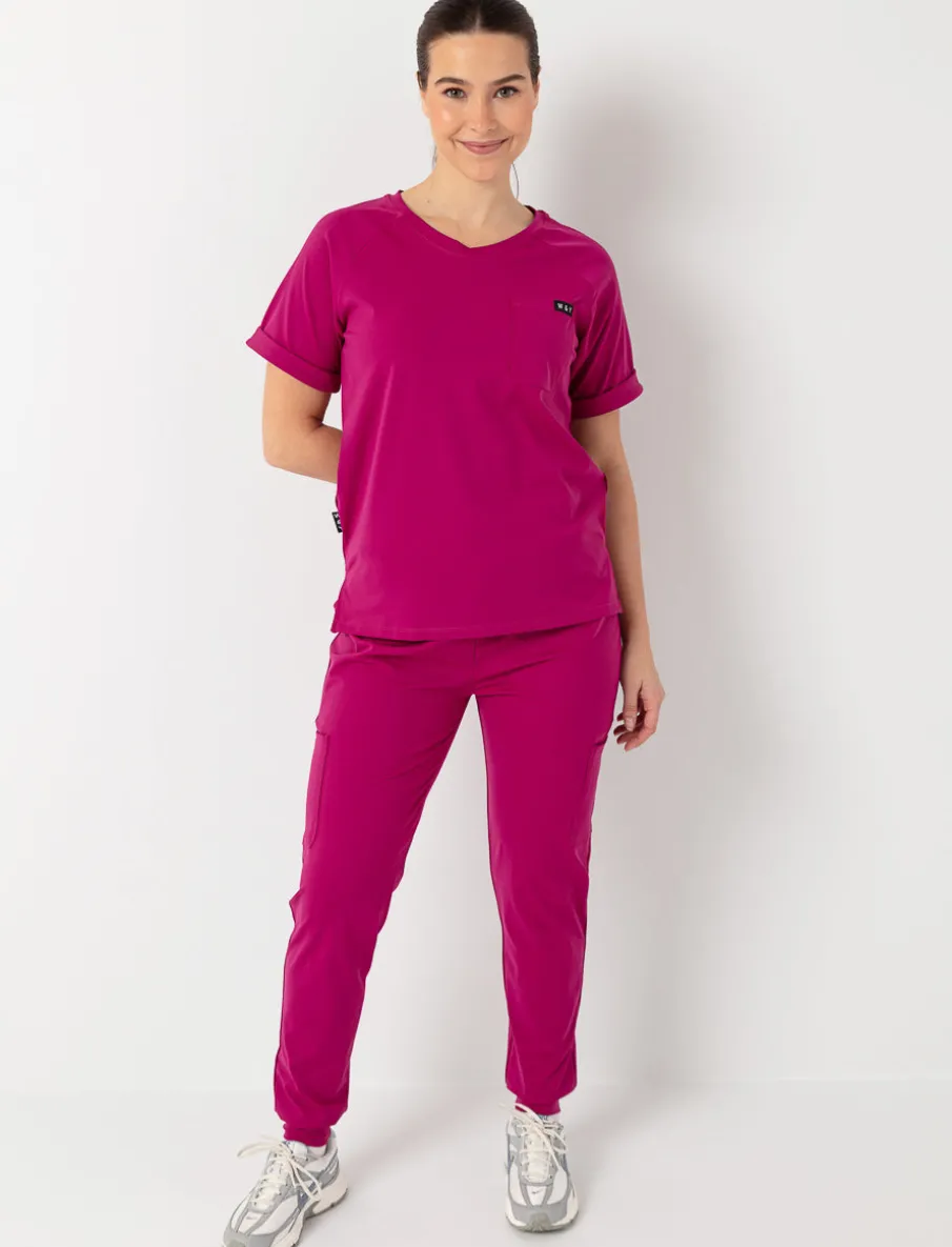 Solid Scrub Pants
