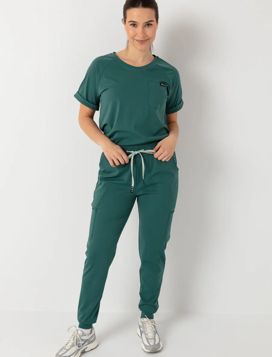 Solid Scrub Pants