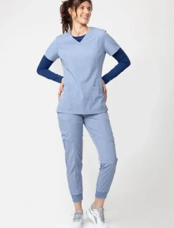 Solid Scrub Top