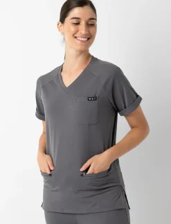 Solid Scrub Tunic