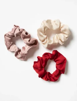 Solid Scrunchies - Pack of 3