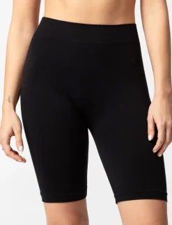 Solid Seamless Biker Shorts