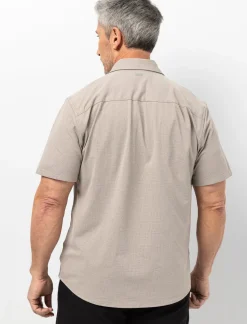Solid Shirt with Zipped Pocket
