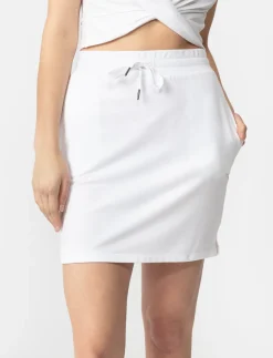 Solid Short Skirt