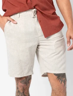 Solid Shorts with Elastic Waist