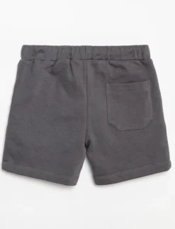 Solid Shorts with Elastic Waistband