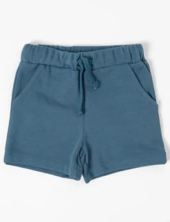 Solid Shorts with Elastic Waistband