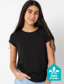 Solid Short-sleeve Pocket T-shirt