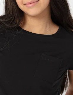 Solid Short-sleeve Pocket T-shirt