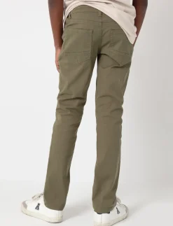 Solid Slim Pants