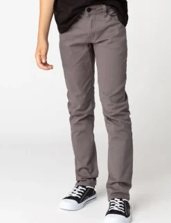 Solid Slim Pants
