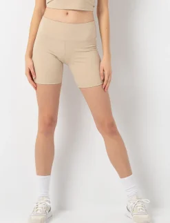 Solid Sports Biker Shorts