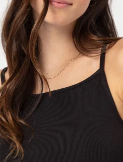 Solid Square-neck Tank Top