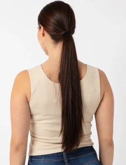 Solid Square-neck Tank Top