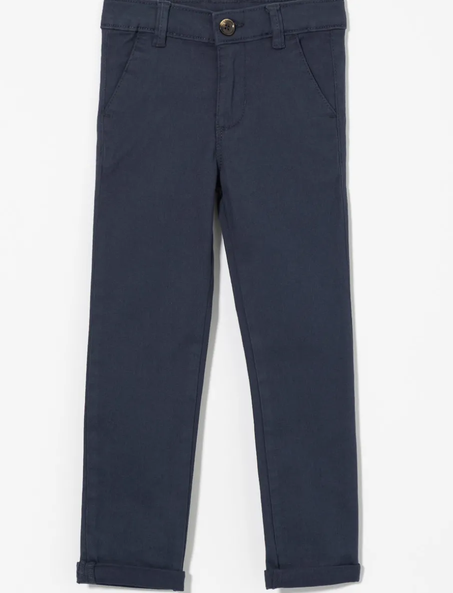 Solid Straight Pants