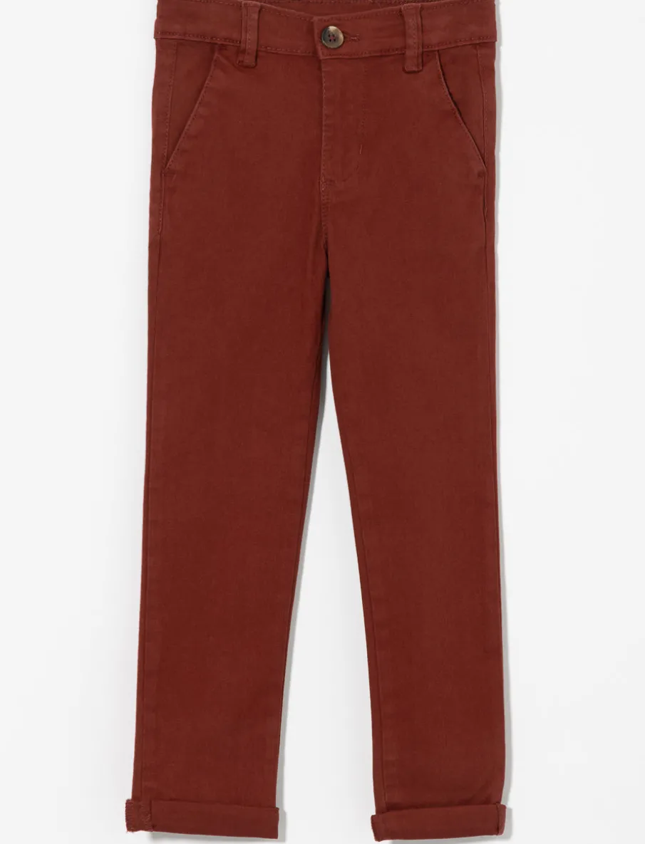 Solid Straight Pants
