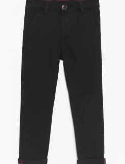 Solid Straight Pants